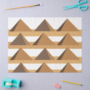 Papier Mousseline Motif des pyramides égyptiennes