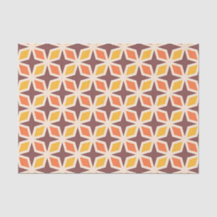 Papier Mousseline Motif d'étoile géométrique moyen
