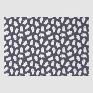Papier Mousseline Motif d'Halloween Ghosts convivial