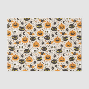 Papier Mousseline Motif d'Halloween rétro