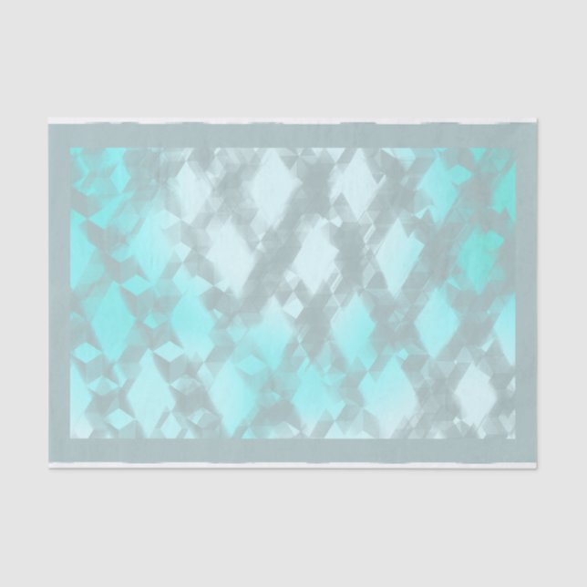 Papier Mousseline Motif diamant (Recto)
