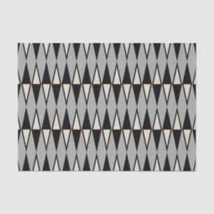 Papier Mousseline Motif diamant moderne du milieu du siècle