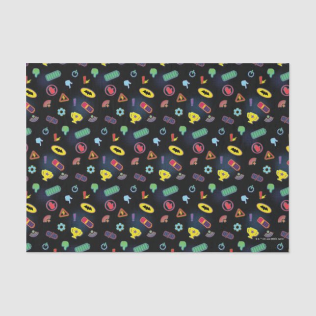 Papier Mousseline Motif d'icône de véhicule Batwheel™ (Recto)