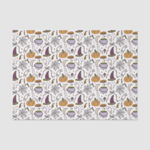 Papier Mousseline Motif d'illustrations d'Halloween