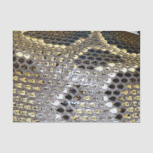 Papier Mousseline Motif d'or de peau de serpent