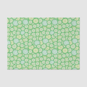 Papier Mousseline Motif drôle de concombre