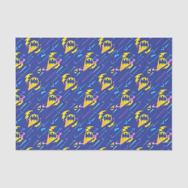 Papier Mousseline Motif du signal de chauve-souris Batman (Recto)