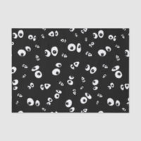 Motif d'yeux globuleux effrayants