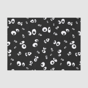 Papier Mousseline Motif d'yeux globuleux effrayants