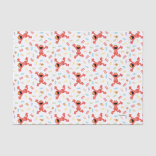 Papier Mousseline Motif Elmo Crayon