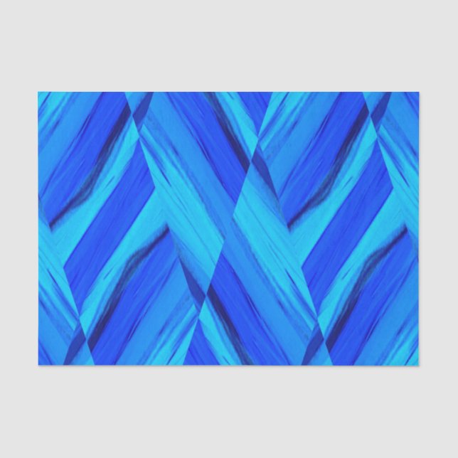 Papier Mousseline Motif en marbre bleu Cobalt complexe (Recto)