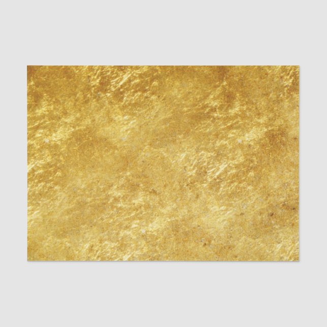 Papier Mousseline Motif en marbre doré et jaune (Recto)