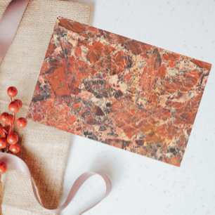 Papier Mousseline Motif en pierre orange Jasper
