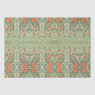 Papier Mousseline Motif enveloppant Art Noveau victorien inspiré des
