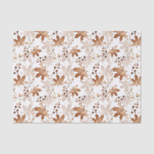 Papier Mousseline Motif Feuille de l'érable d'automne Thanksgiving