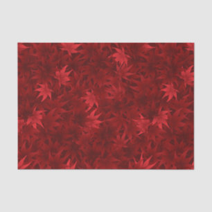 Papier Mousseline Motif feuille de l'érable rouge