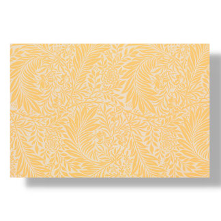 Papier Mousseline Motif feuille jaune | Découpage