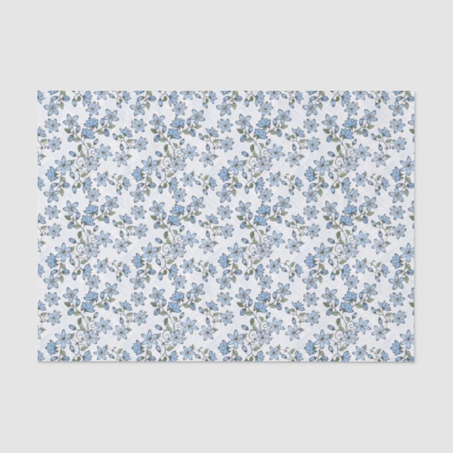 Papier Mousseline Motif floral 2 2 (Recto)