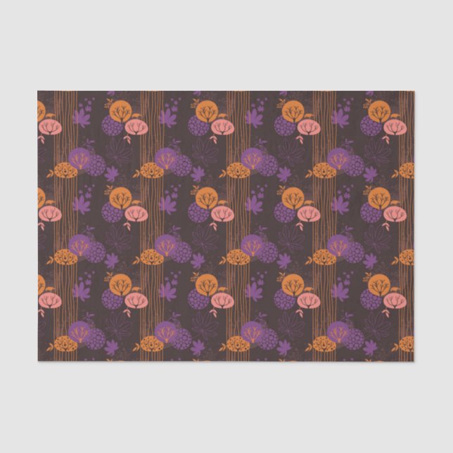 Papier Mousseline Motif floral 2 3 (Recto)