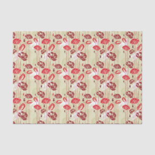 Papier Mousseline Motif floral 2 d'élégance abstraite