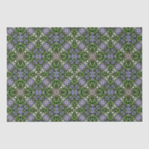 Papier Mousseline Motif floral carré de diagonale