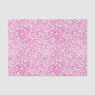 Papier Mousseline Motif Fun Pink Cheetah