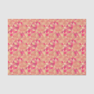 Papier Mousseline Motif géométrique de fleur
