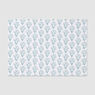 Papier Mousseline Motif géométrique des diamants
