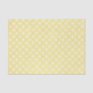 Papier Mousseline Motif géométrique moderne Sunny Pastel Jaune