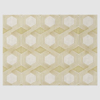 Motif Hexagone Or Luxueux - Texture Marbre