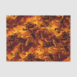 Papier Mousseline Motif incendie et flamme