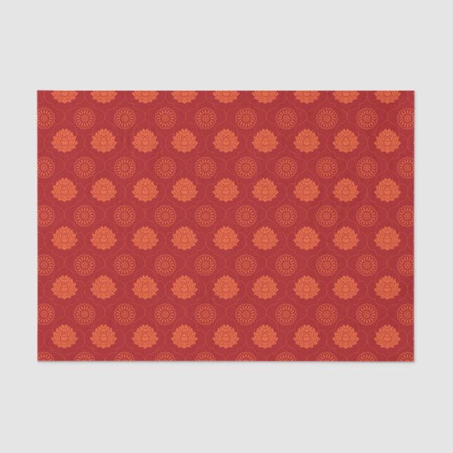 Papier Mousseline Motif indien (Recto)