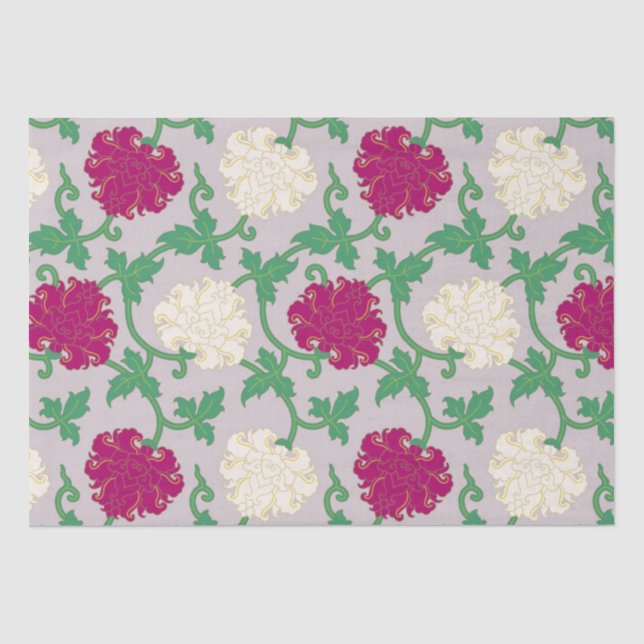 Papier Mousseline Motif japonais (Recto)