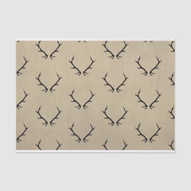 Papier Mousseline Motif Lumberjack (Recto)