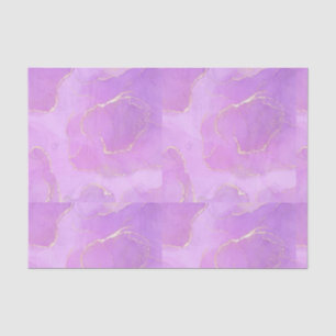 Papier Mousseline Motif Marbre Aqua Turquoise Bleu Blanc Rose