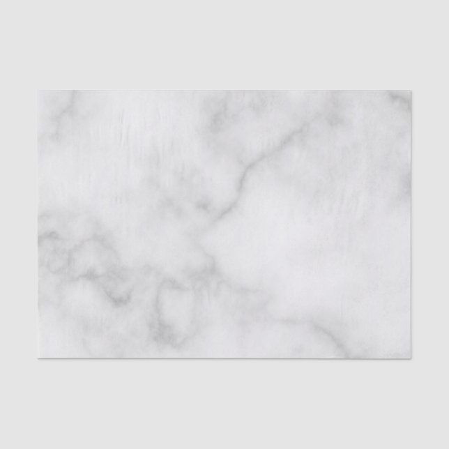 Papier Mousseline Motif Marbre blanc élégant (Recto)
