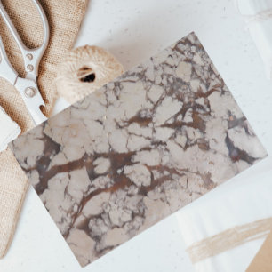 Papier Mousseline Motif Marbre blanc en pierre