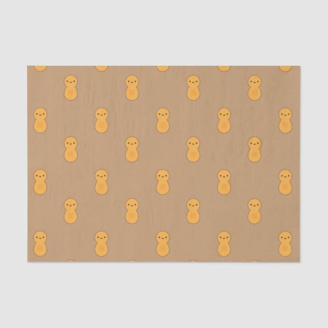 Papier Mousseline Motif mignon d'arachide (Recto)