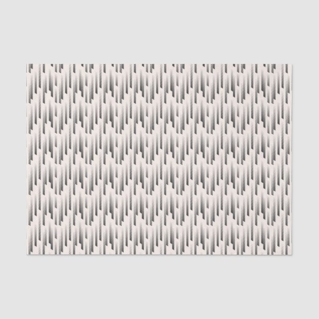 Papier Mousseline Motif moderne de pluie (Recto)