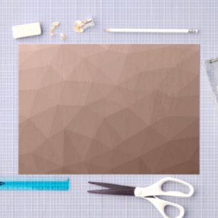 Papier Mousseline Motif moderne en maille géométrique marron moka