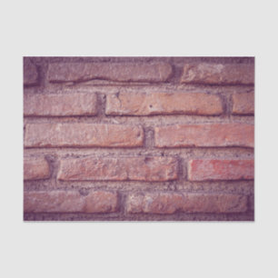 Papier Mousseline Motif mur en brique