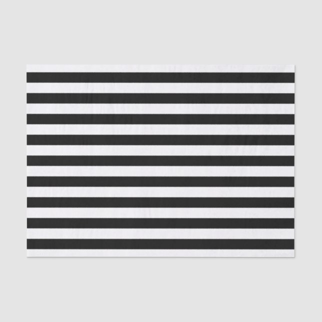 Papier Mousseline Motif noir et blanc (Recto)