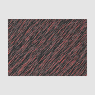 Papier Mousseline Motif noir et rouge Grunge