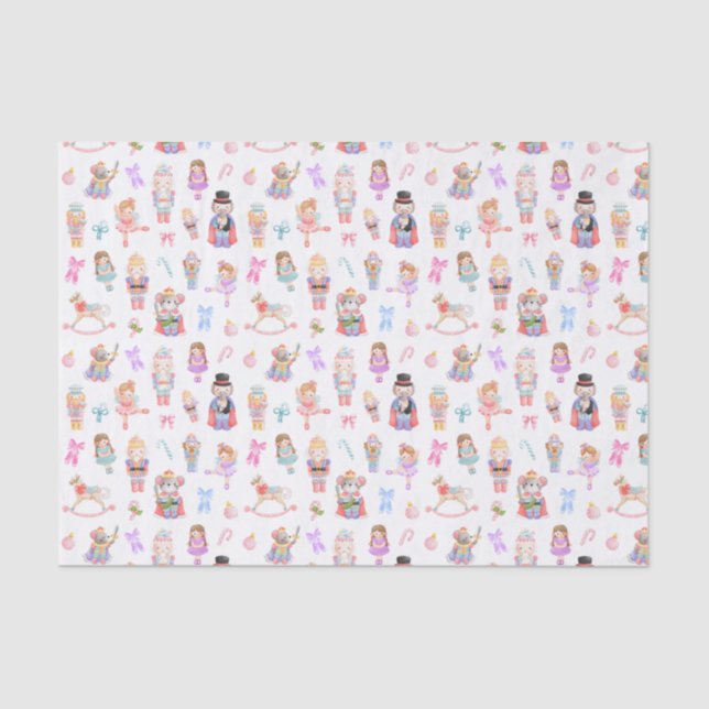 Papier Mousseline Motif Nutcracker (Recto)