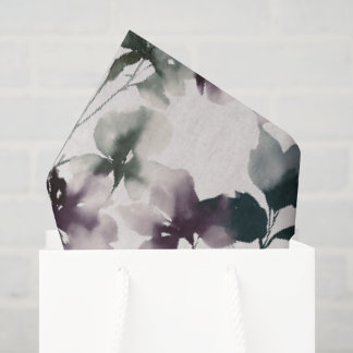 Papier Mousseline Motif organique pictural botanique et floral