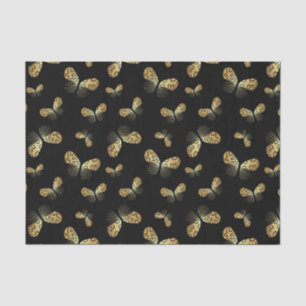Papier Mousseline Motif papillon de papillon noir