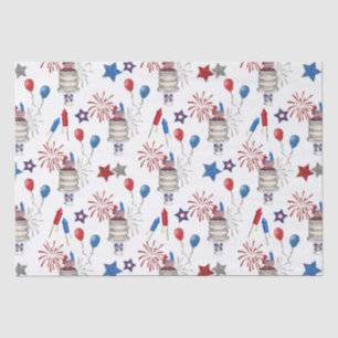Papier Mousseline Motif patriotique