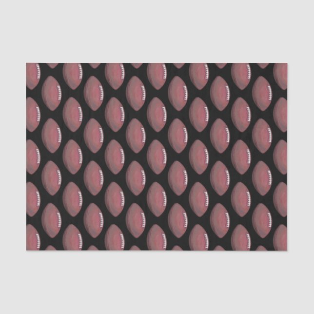Papier Mousseline Motif peint du football (Recto)