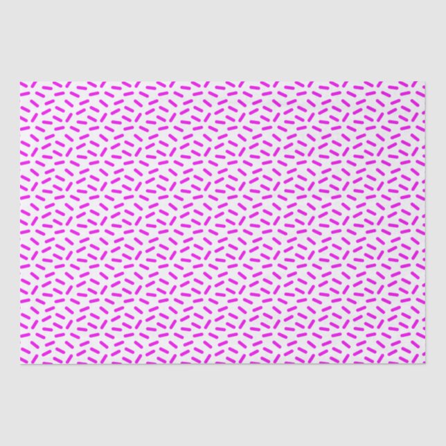 Papier Mousseline Motif Pink Sprinkings Personnalisé (Recto)