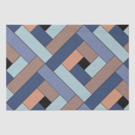 Papier Mousseline Motif rectangulaire (ver3) avec détails personnali